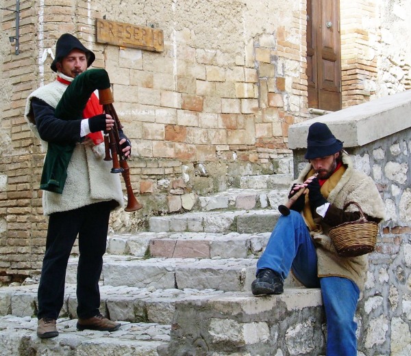 Giovanni Borraro (Sackpfeife) & Mario Spolidoro (Schalmei)