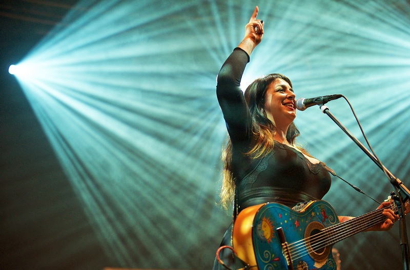 Amparo Sanchez beim Bardentreffen Nürnberg 2015