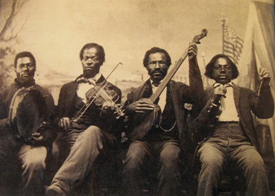 Black Music Ensemble mit Banjo, 19. Jh. * Foto: Kollektion James F. Bollman, mit freundlicher Genehmigung