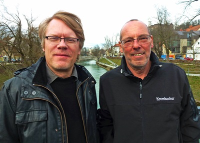 Chris Eckman und Peter Weber * Foto: Silvij Skokn Chris Eckman und Peter Weber * Foto: Silvij Skokn