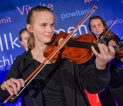 Mitglieder der Landstreicher der Musikschule Flensburg * Foto: Frank Peter.jpg