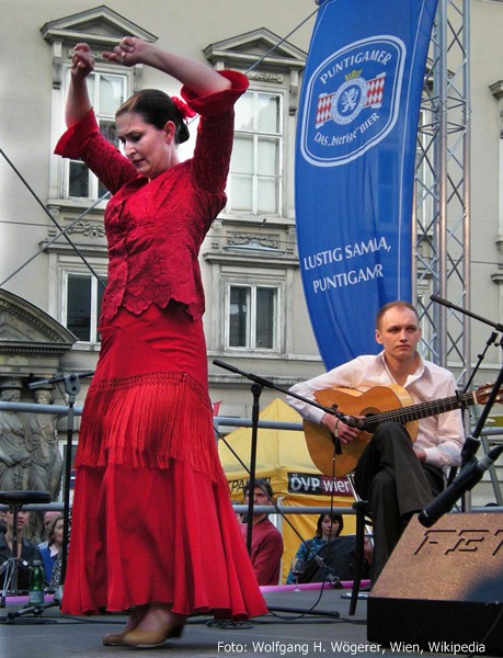 Sandra La Chispa und Flaco de Nerja * Foto: Wolfgang H. Wögerer, Wien, Wikipedia