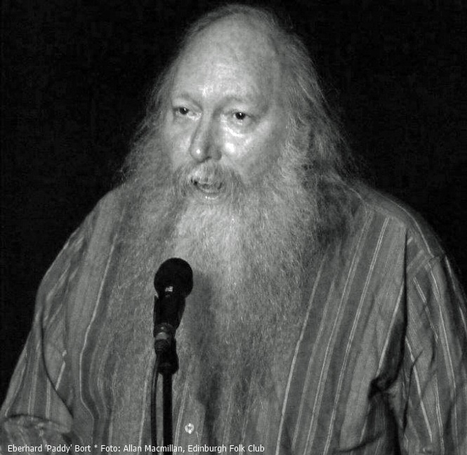 Eberhard 'Paddy' Bort * Foto: Allan Macmillan, Edinburgh Folk Club