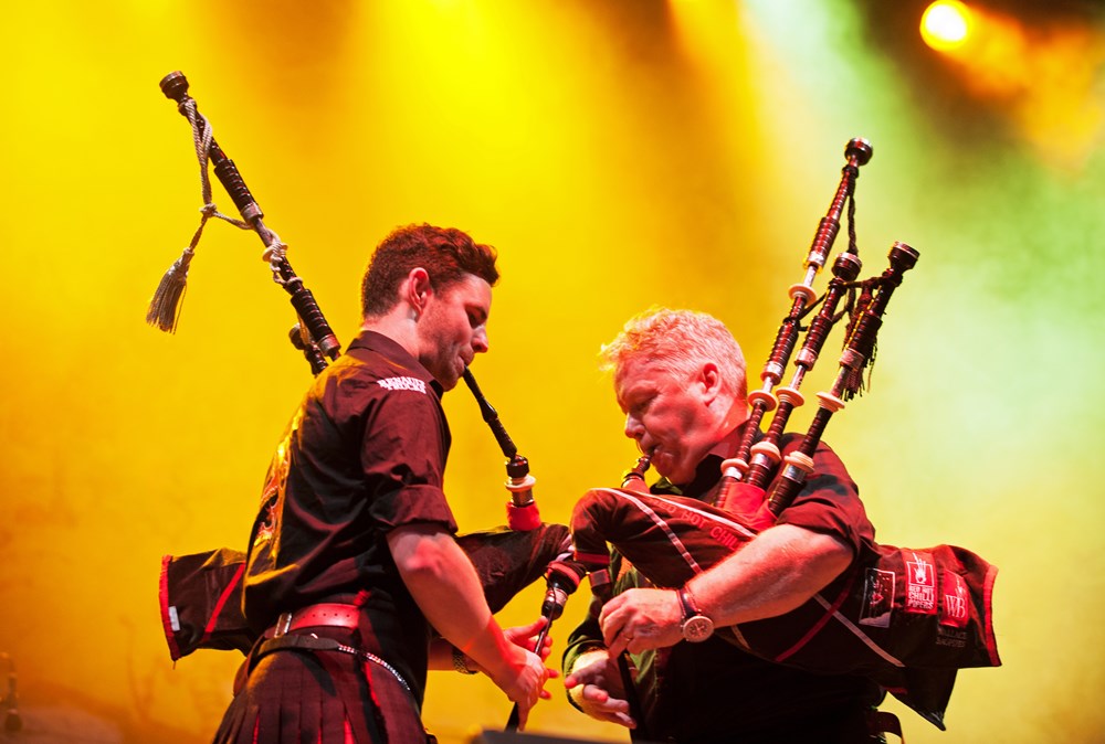 Die Red Hot Chilli Pipers beim Bardentreffen 2017 * Foto: Doris Joosten