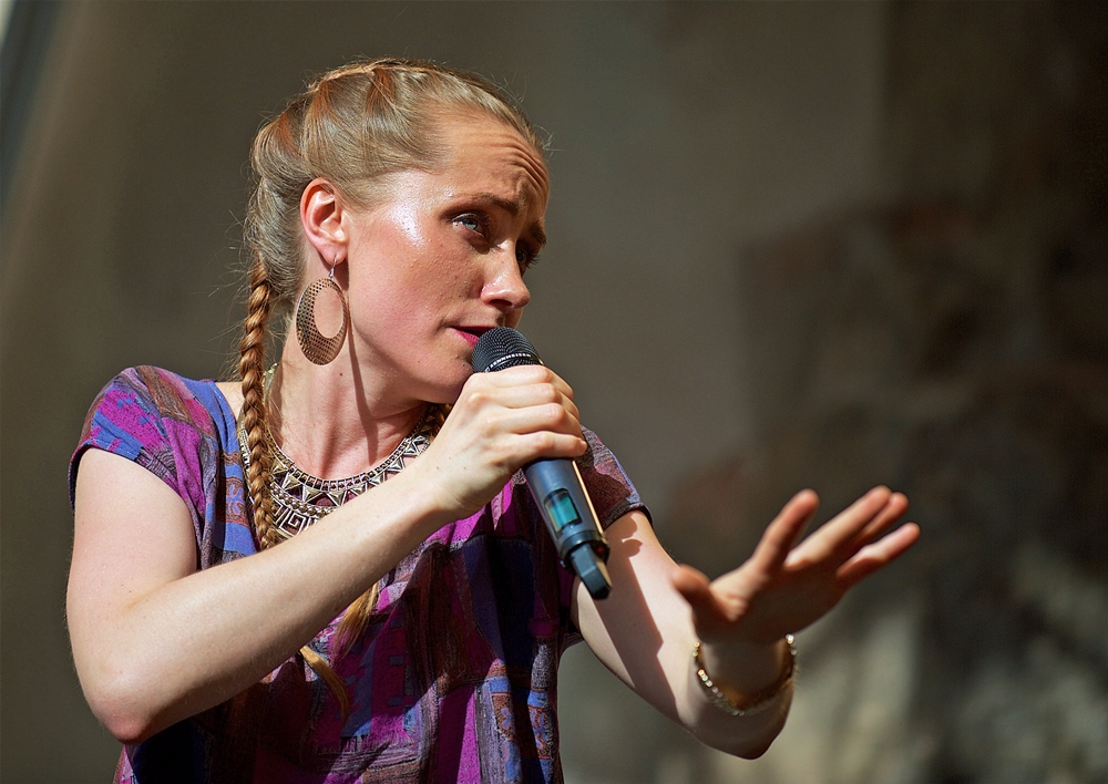 Piia Säilynoja von Tuuletar beim Bardentreffen 2017 * Foto: Doris Joosten