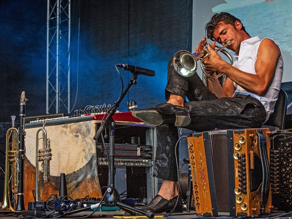 Herbert Pixner in Rudolstadt 2019 * Foto: Michael Pohl