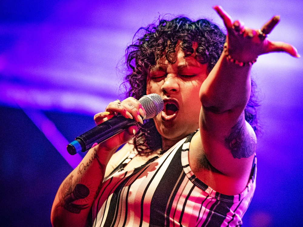 Rebeca Lane mit Somos Guerreras in Rudolstadt 2019 * Foto: Michael Pohl