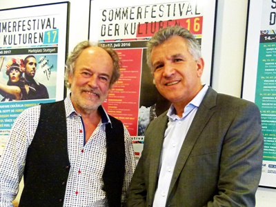 Rolf Graser und Sami Arras * Foto: Forum der Kulturen Stuttgart e. V.