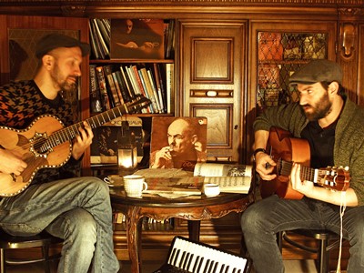 Daniel Kahn (re.) & Vanya Zhuk * Foto: Promo Daniel Kahn (re.) & Vanya Zhuk * Foto: Promo