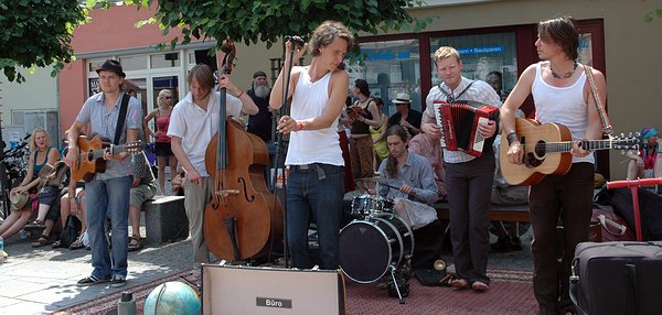 Akkordeonist von Felix Meyer