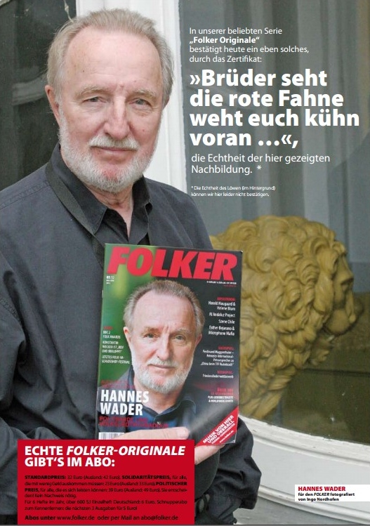Folker-Anzeige